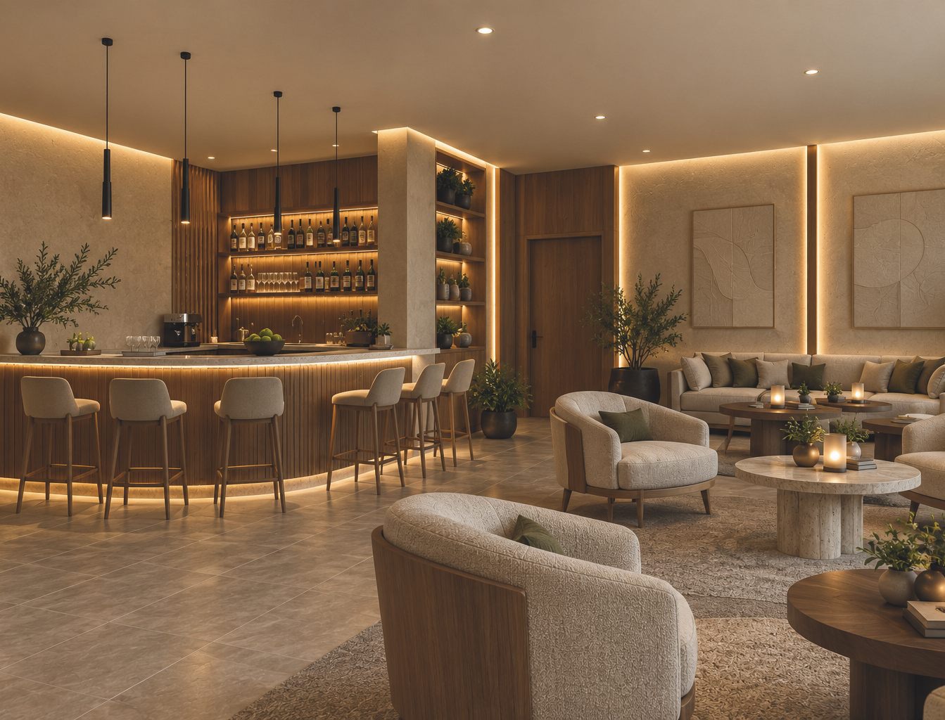 Lobby bar Boka Bellevue